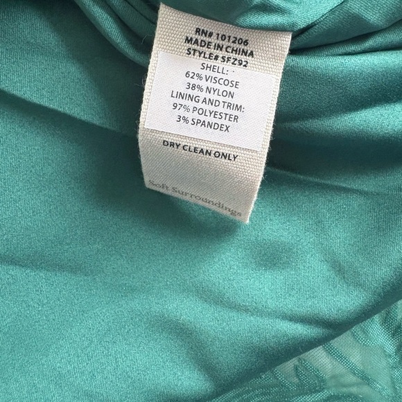 Soft Surroundings Vanetta Velvet Top Emerald 2X NWT - Picture 11 of 12